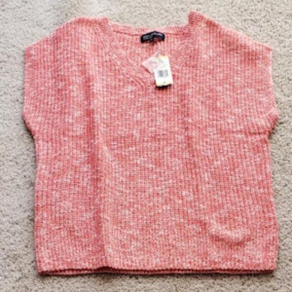 Jones New York Pinkish Vest (cotton Blend)